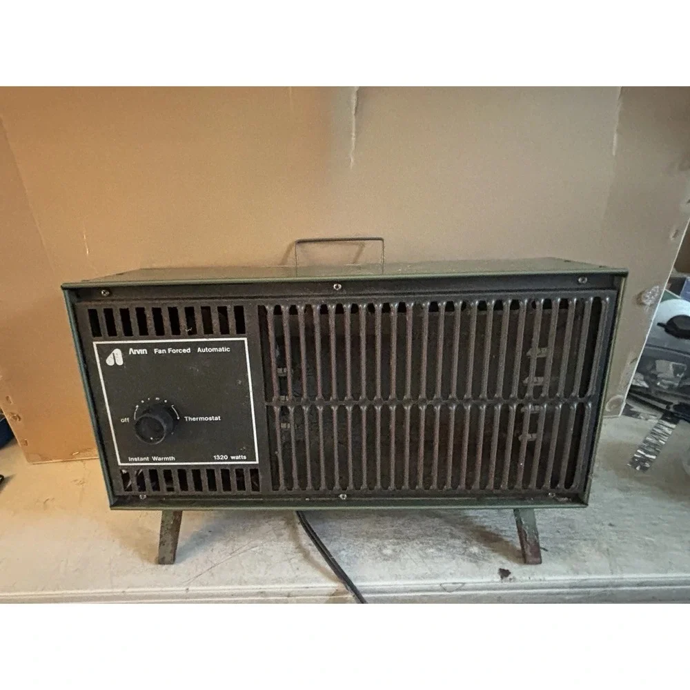 Vintage Arvin Fan Forced Instant Heat Space Heater 1320 Watt 30H25-4 Tested